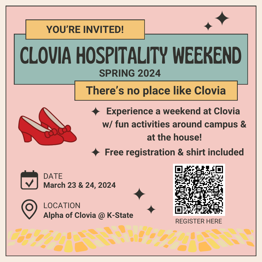 You're invited! Clovia Hospitality Weekend: March 23 and 24